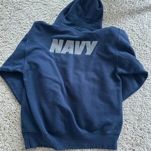 Navy Blue Hoodie Sweater